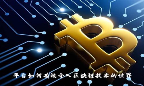 平台如何有效介入区块链技术的世界
