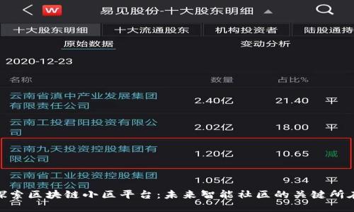 探索区块链小区平台：未来智能社区的关键所在